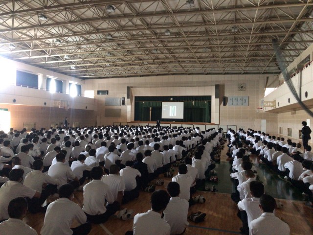 前期進学コース講演会　写真