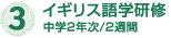 3.イギリス語学研修