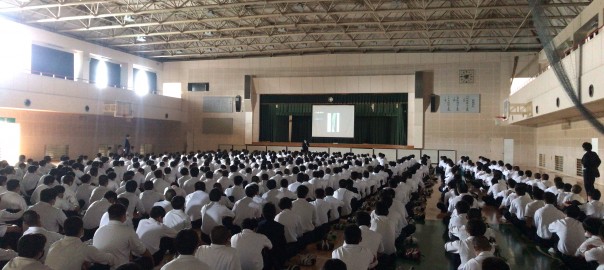 前期進学コース講演会　写真