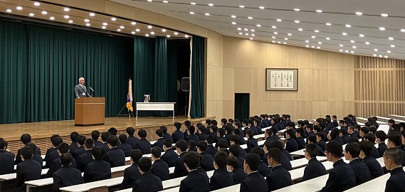 冬休み前中学集会s