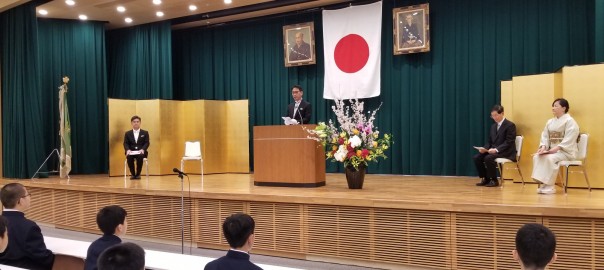 中学入学式３
