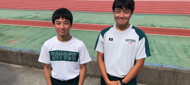 中学陸上部HP写真