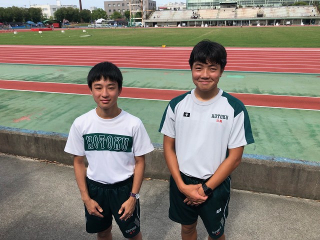 中学陸上部HP写真