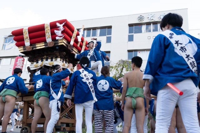 大市八幡神社太鼓台写真②