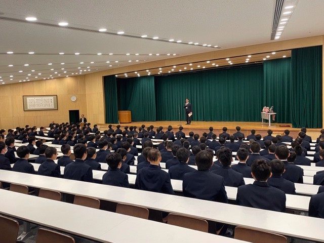 12月24日中学集会２