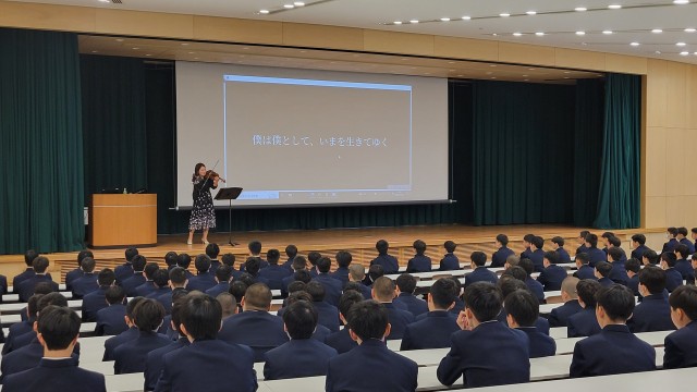 中学人権教育講演会　②