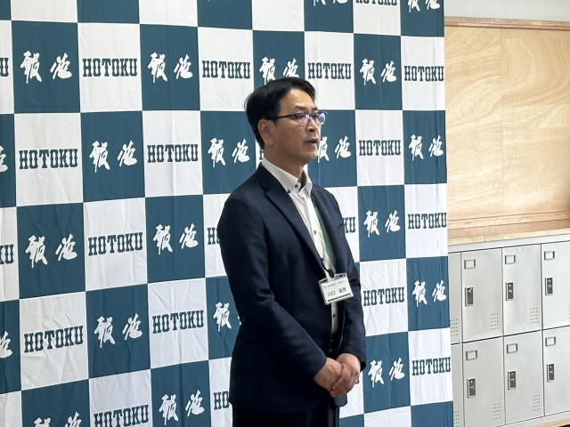夏休み明け集会　学校長挨拶