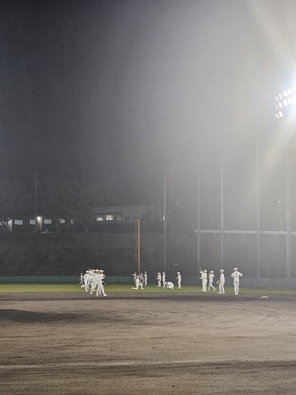 出石球場 キャッチボールs