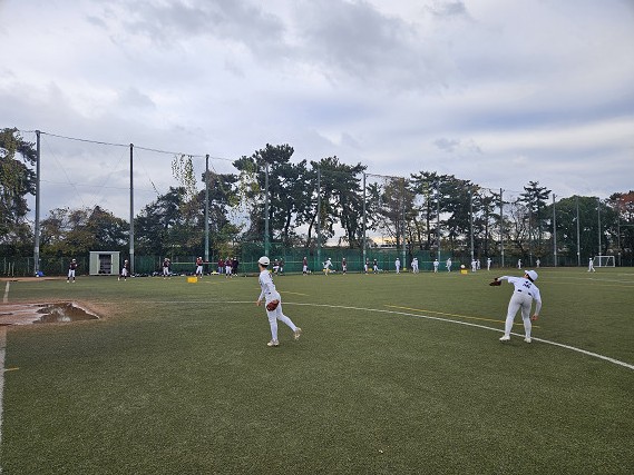 新見第一合同練習 キャッチボールs