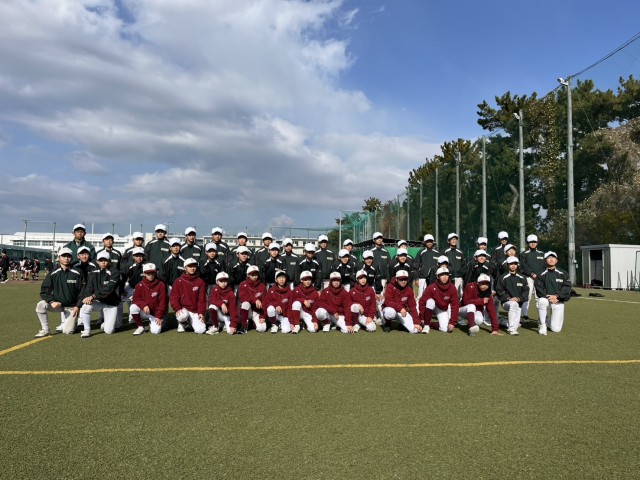 新見第一合同練習 集合写真