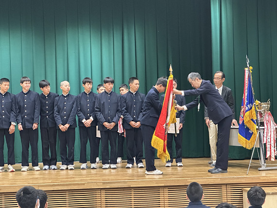 中学野球部 表彰s
