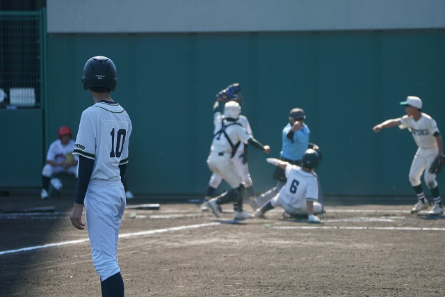 阪神新人大会 ホームクロスプレーs